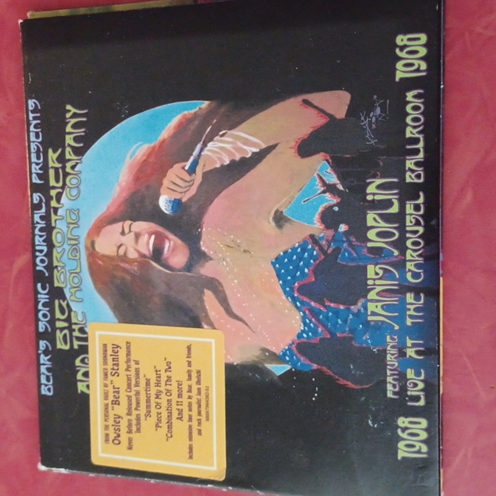 Janis Joplin live at the Carousel Ballroom in 1968 2 cd set
